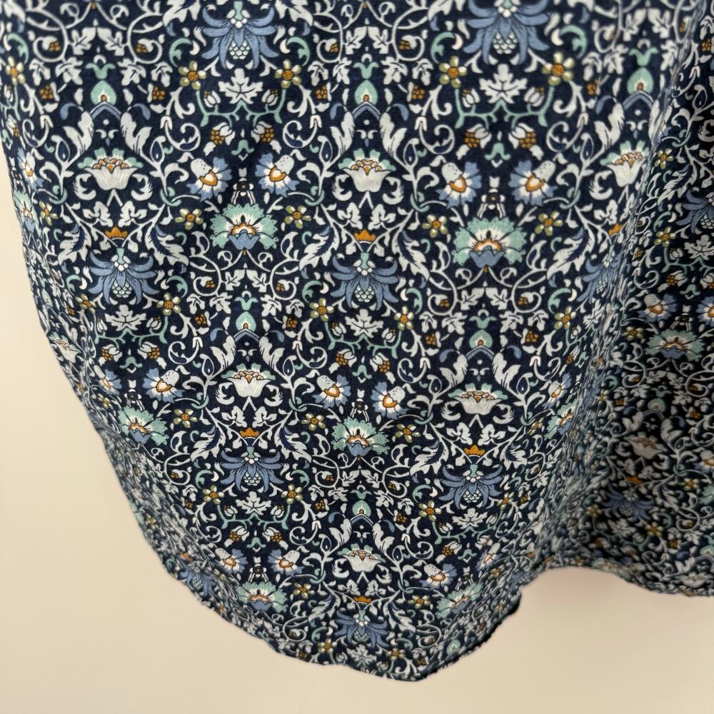 UNTUCKit Alverdi Shirt Men’s Large short sleeve blue floral button down 40643 - Picture 11 of 16